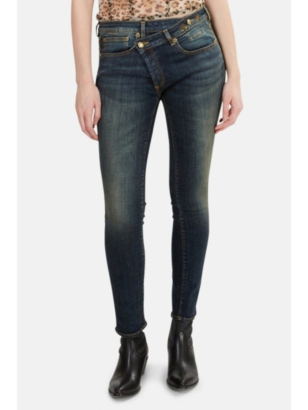 r13 crossover jeans Skinny In Vintage Dark 26